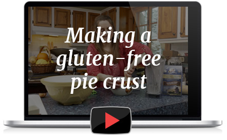 Video  Making gluten-free pie dough.