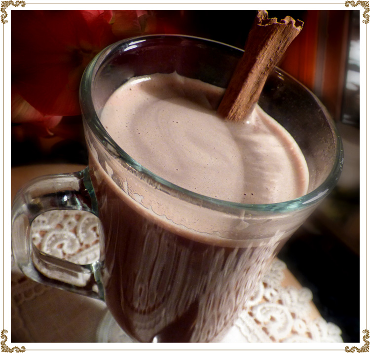 Photo de la recette de chocolat chaud «maison» de Cuisine l'Angélique