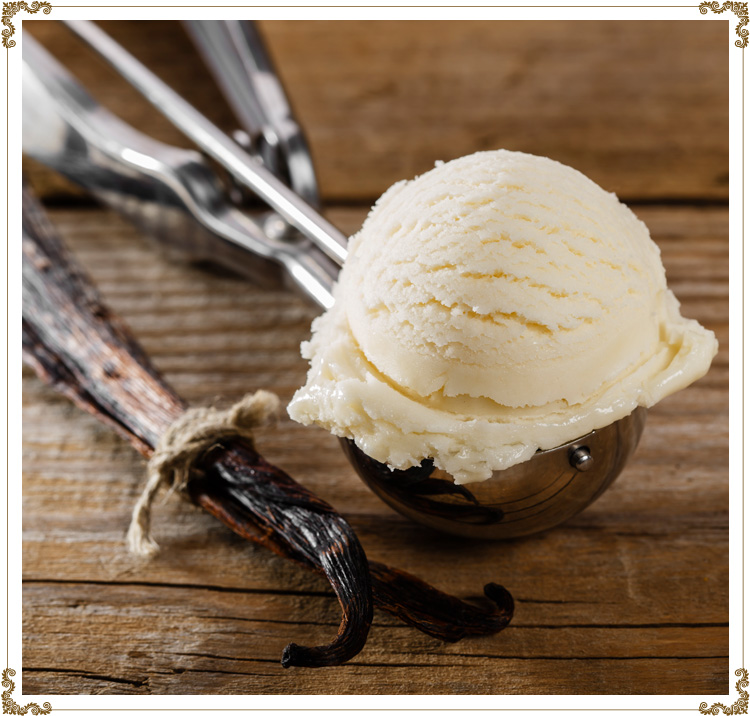Photo de la Crème glacée à la vanille sans produits laitiers