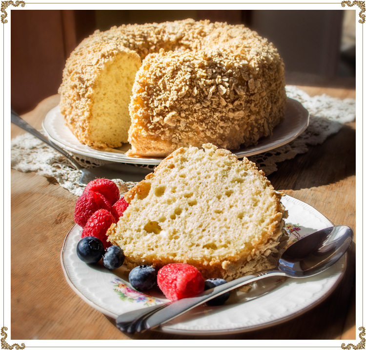 gâteau chiffon à l'érable sans gluten