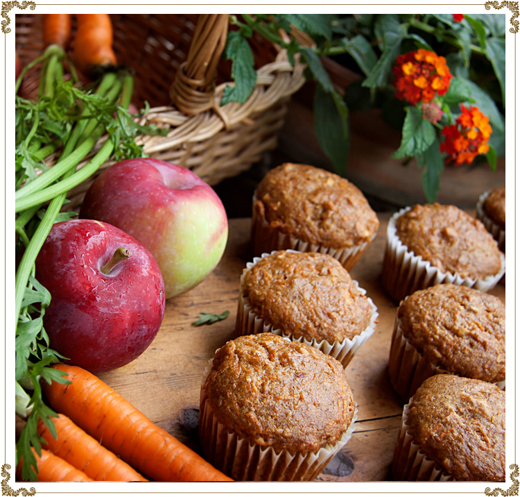 Recette de muffin sans gluten pommes-carottes