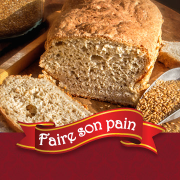 Guide pain four traditionnel avec la farine La Merveilleuse
