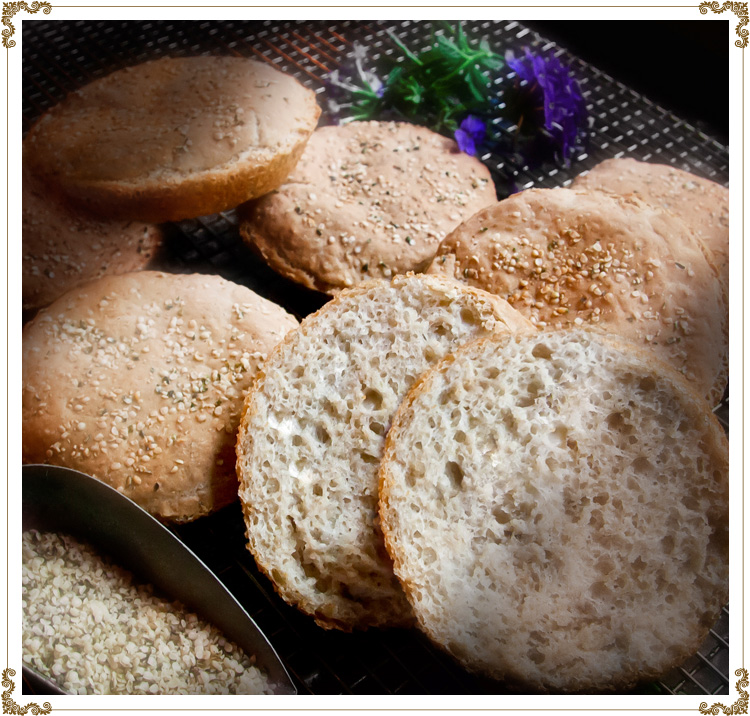 Pains hamburgers sans gluten