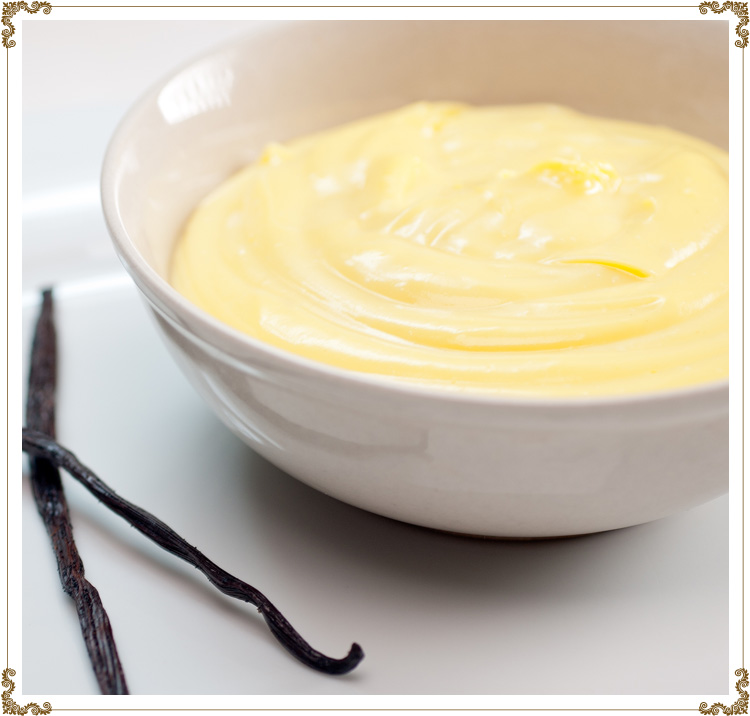 Recette sans gluten de crème pâtissière