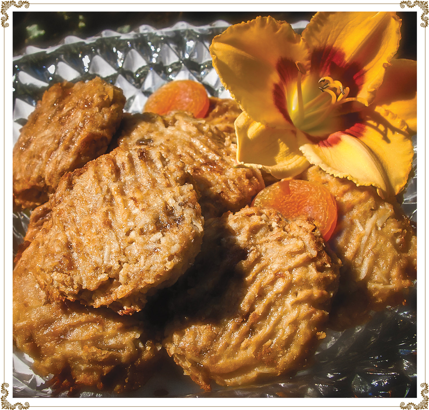 Recette de Biscuits aux abricots sans gluten et sans produits laitiers de Cuisine l'Angélique.