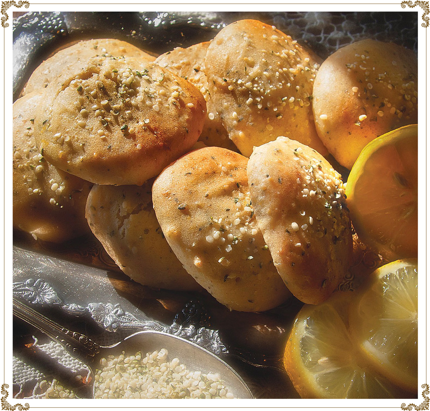 Recette de Biscuits chanvre et citron sans gluten et sans produits laitiers de Cuisine l'Angélique.