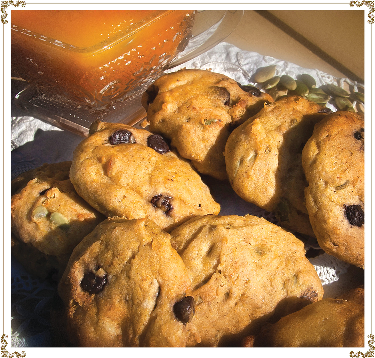 Recette de Biscuits à la citrouille sans gluten et sans produits laitiers de Cuisine l'Angélique.