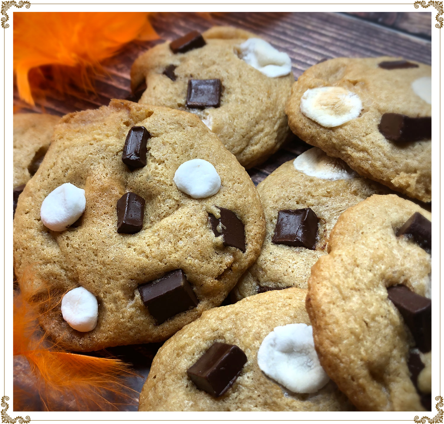 S'mores Cookies Recipe, Gluten-free, Dairy-free, Organic from Cuisine l’Angélique.