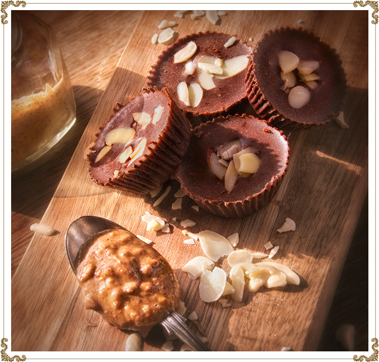 Recette de Bouchées d'énergie chocolat et beurre d'amande sans gluten de Cuisine l'Angélique.