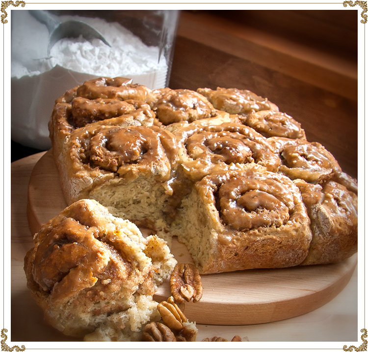 Recipe Pecan and cinnamon buns à la Merveilleuse gluten-free