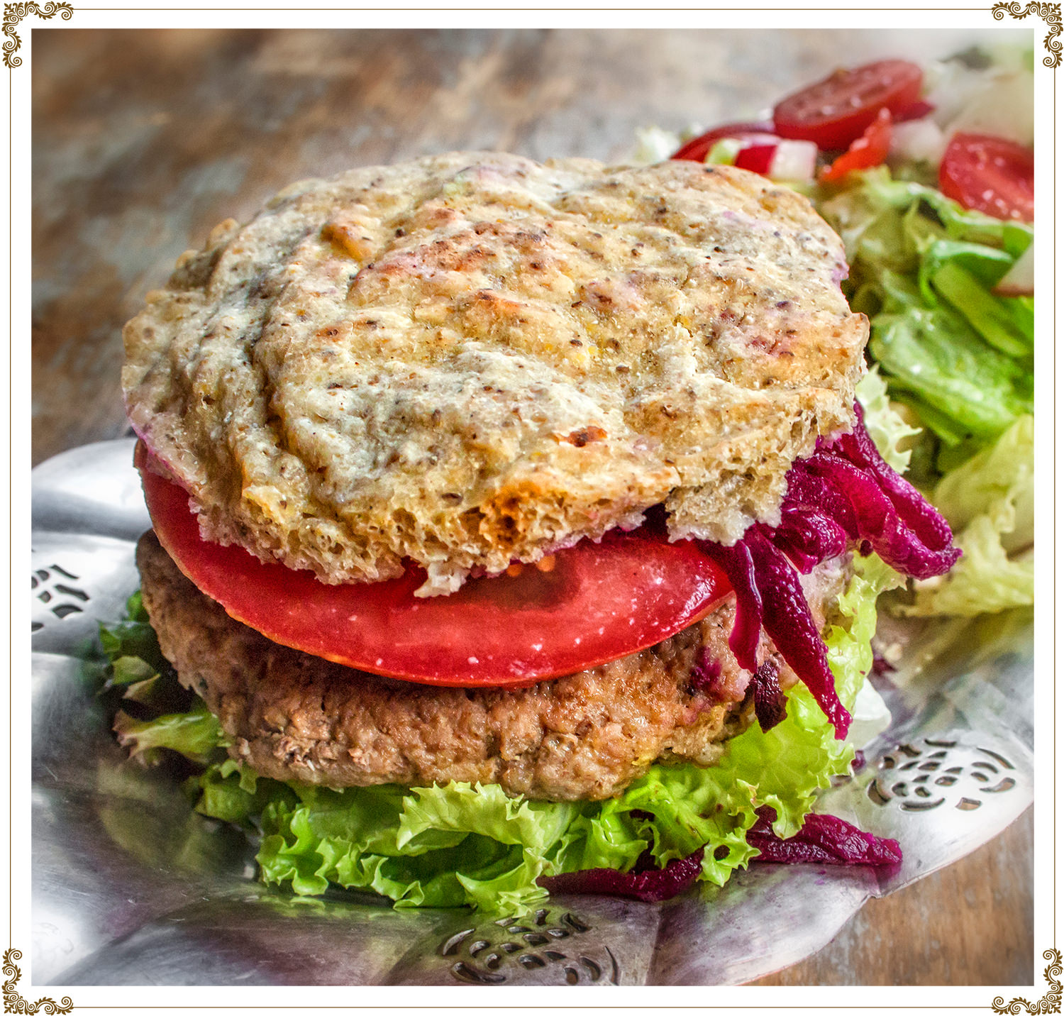 Lamb burgers Recipe Gluten-free, Dairy-free, Organic from Cuisine l’Angélique.