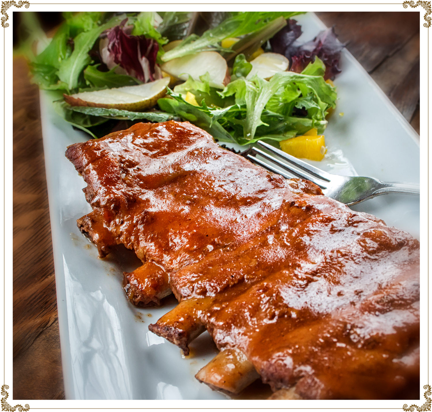 Recipe Barbecued ribs Gluten-free, Dairy-free, Organic from Cuisine l’Angélique.