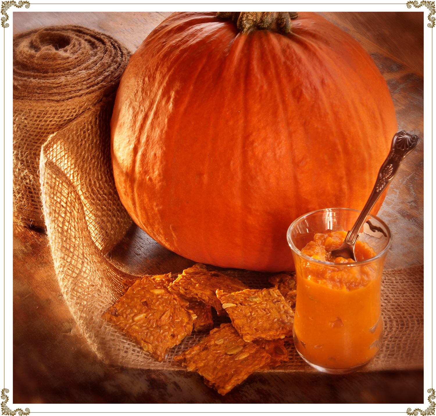 Spicy Pumpkin Crackers
Gluten-free, dairy-free (casein-free) and hypotoxic recipe
By: Cuisine l'Angélique
