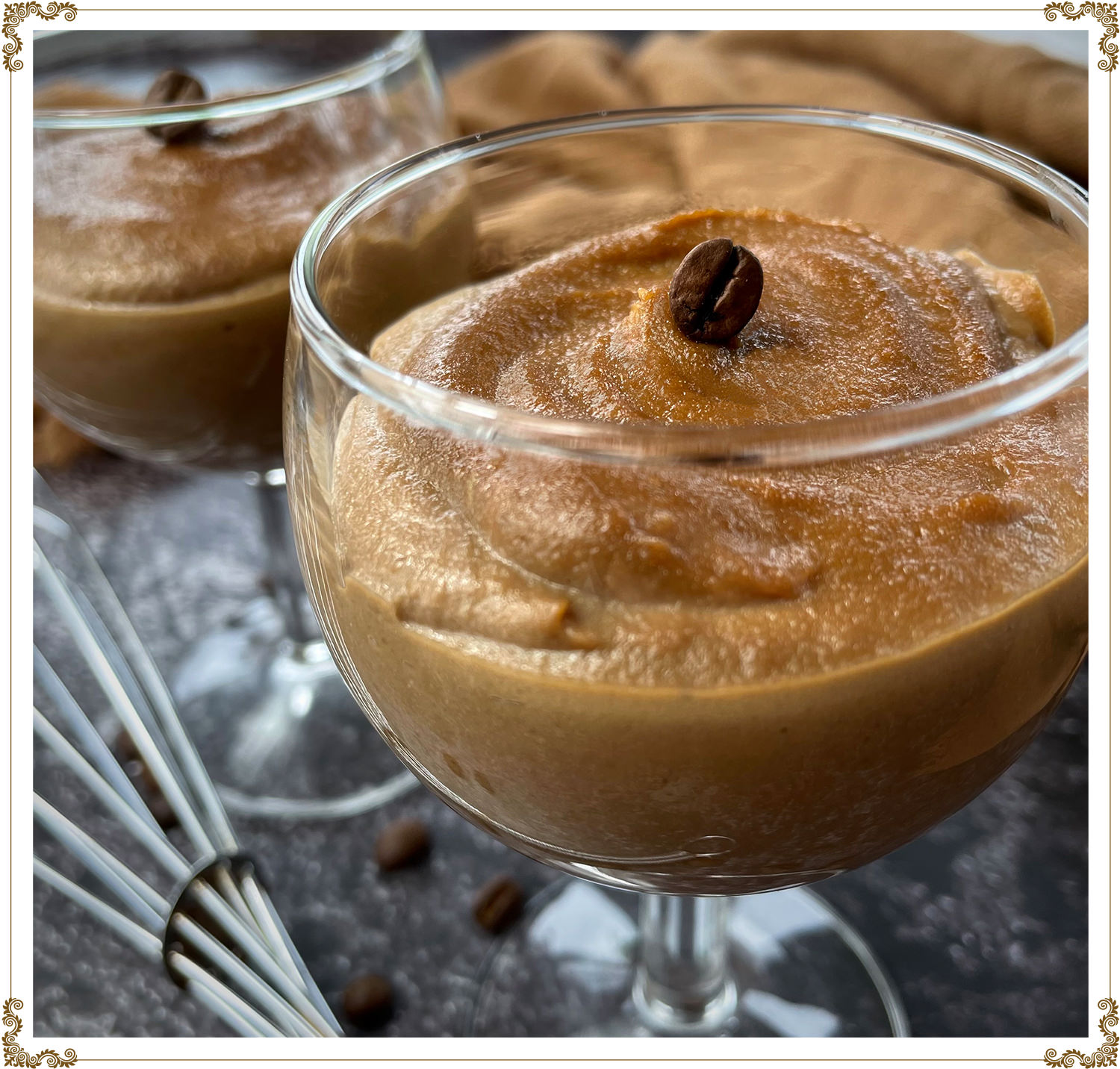 Recette de Crème de cajou au café sans gluten et sans produits laitiers de Cuisine l'Angélique.