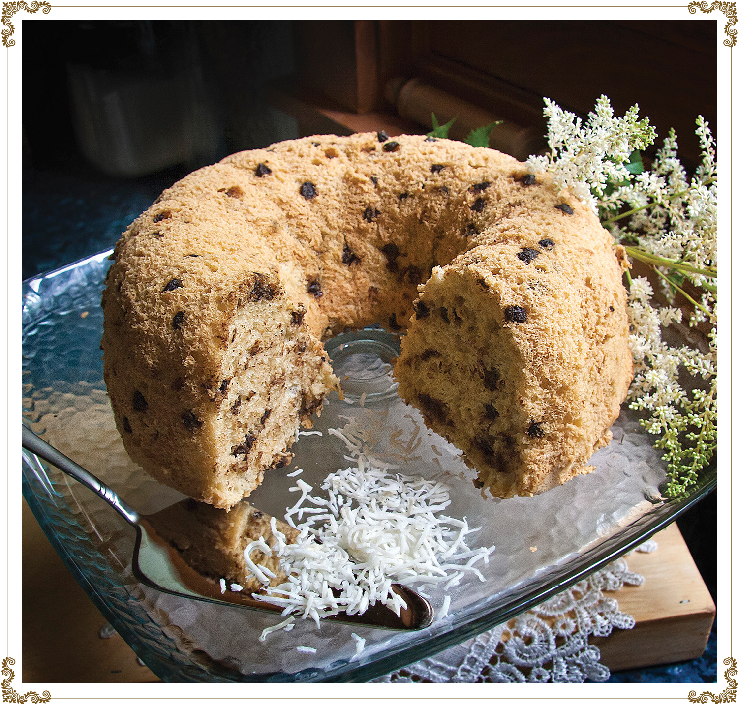 Recipe Chocolate and coconut chiffon cake Gluten-free, Dairy-free, Organic from Cuisine l’Angélique.