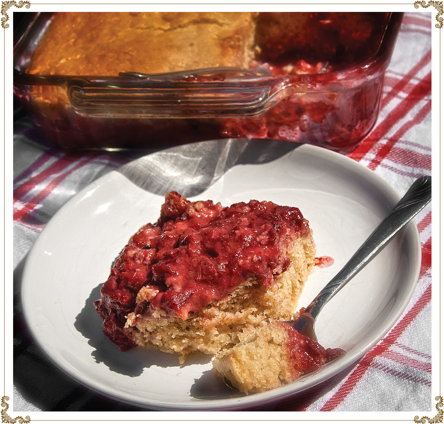 Recette de Gâteau de base pour pouding aux fruits sans gluten et sans produits laitiers de Cuisine l'Angélique