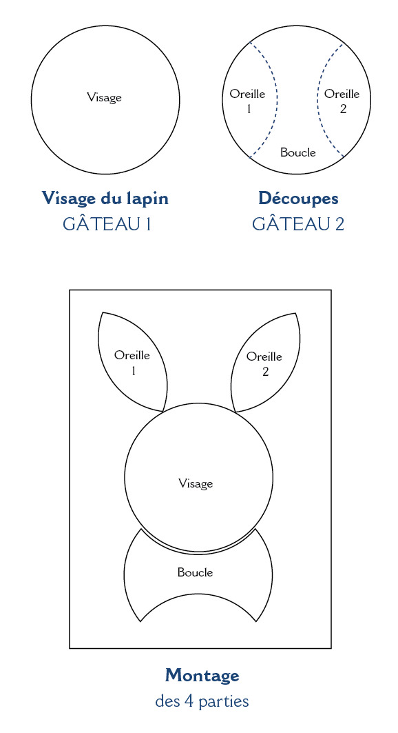 Plan du gâteau