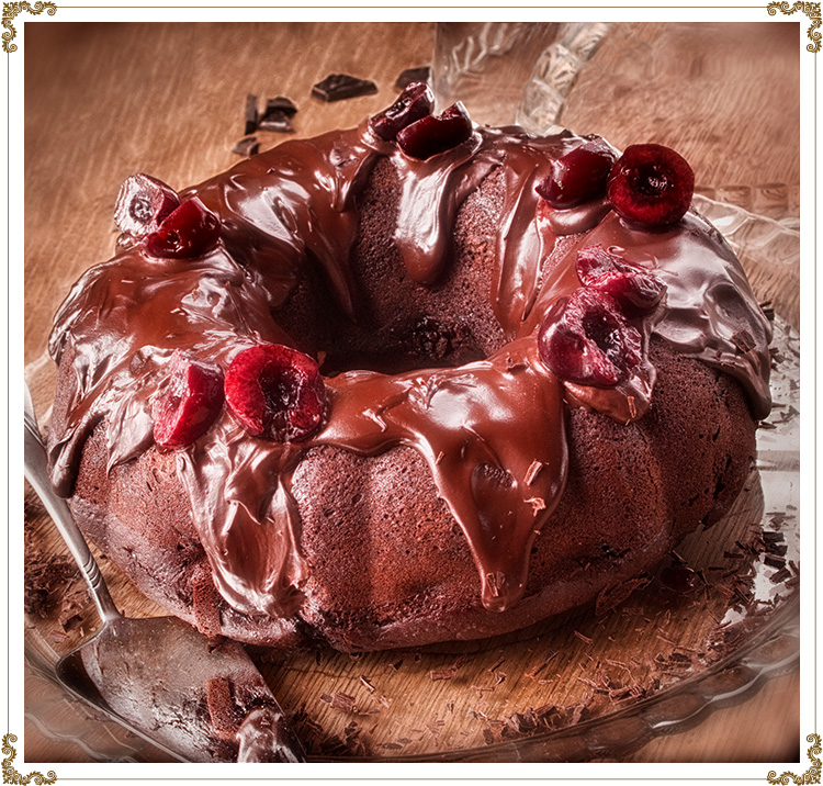 Recette de gâteau végan décadent chocolat et cerise sans gluten de Cuisine l'Angélique.