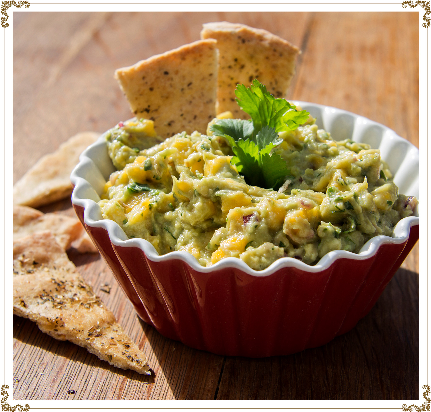 Recette Guacamole à la mangue
Sans gluten, sans produits laitiers, hypotoxique et végétalien
de Cuisine l'Angélique.