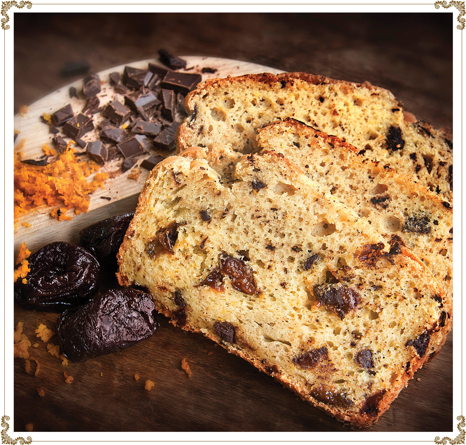 Prune orange bread Recipe Gluten-free, Dairy-free, Organic from Cuisine l’Angélique.