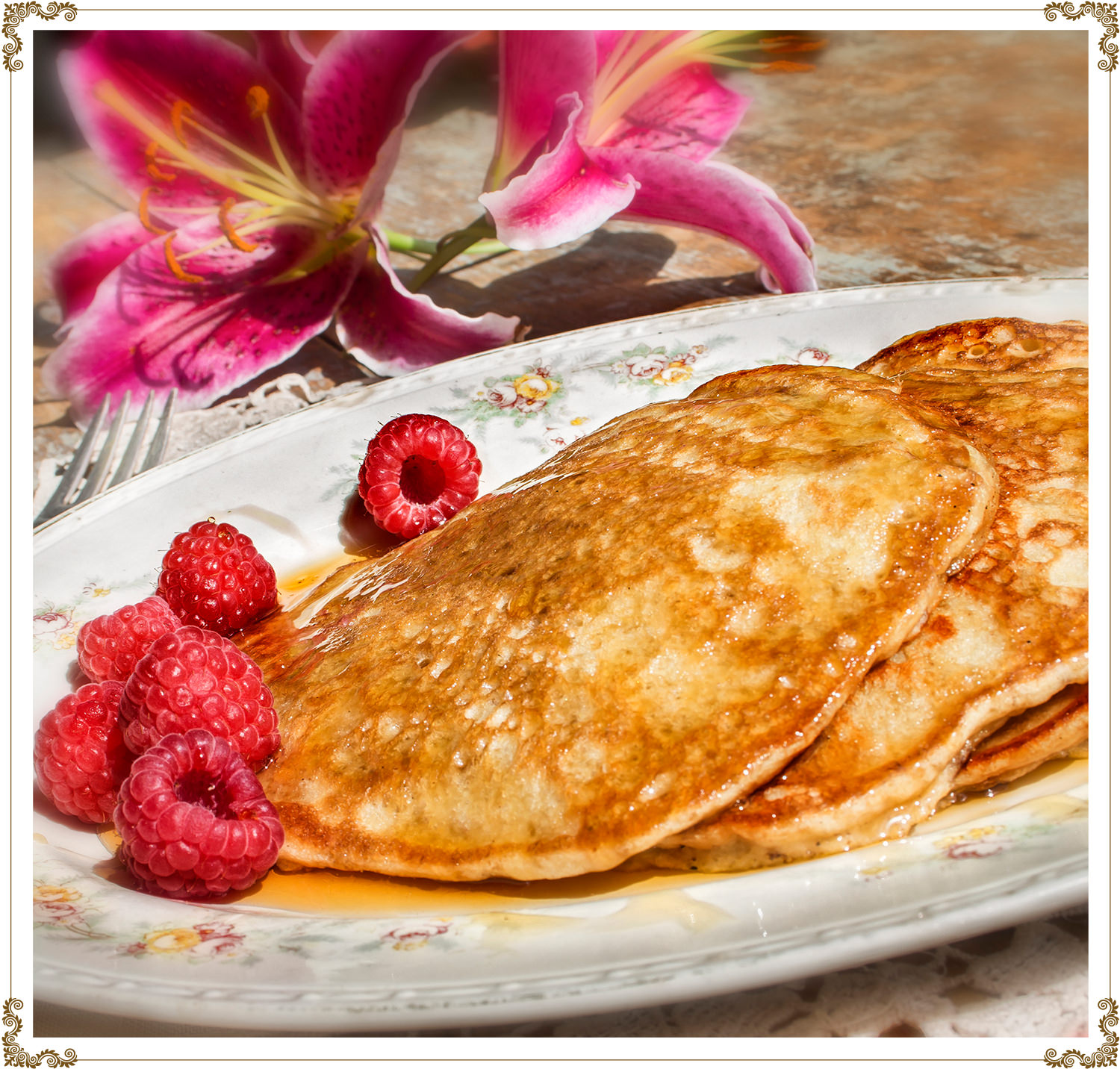 Recipe Sandra's Pancakes  Gluten-free, Dairy-free, Organic from Cuisine l’Angélique.