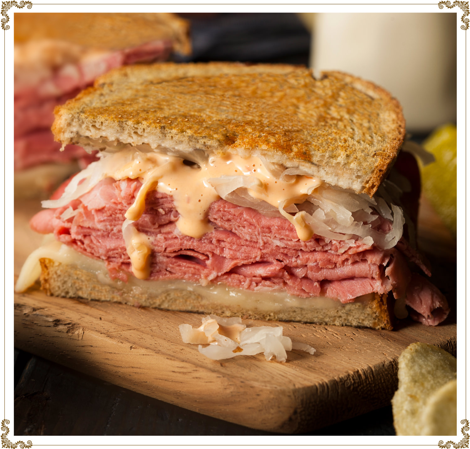 Recipe Reuben Sandwich, panini style Gluten-free, Dairy-free, Organic from Cuisine l’Angélique.