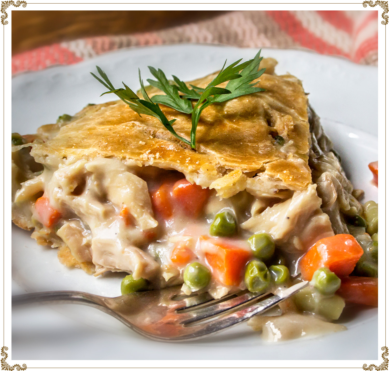 Recette de Pâté au poulet sans gluten et sans produits laitiers de Cuisine l'Angélique.