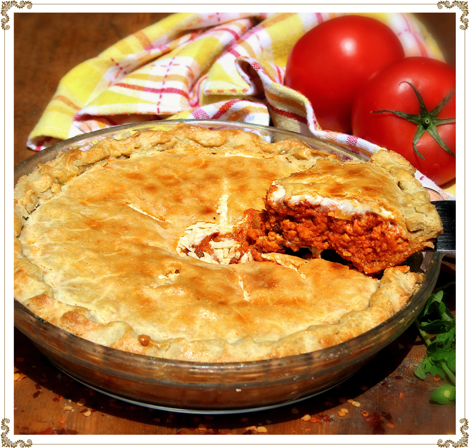 Mexican meat pie Recipe Gluten-free, Dairy-free, Organic from Cuisine l’Angélique.