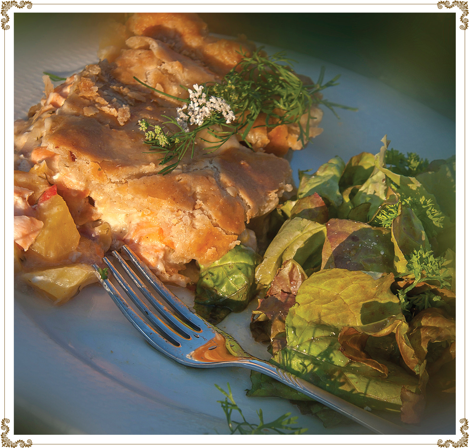 Recette de Pâté à la truite et à la mangue sans gluten et sans produits laitiers de Cuisine l'Angélique.