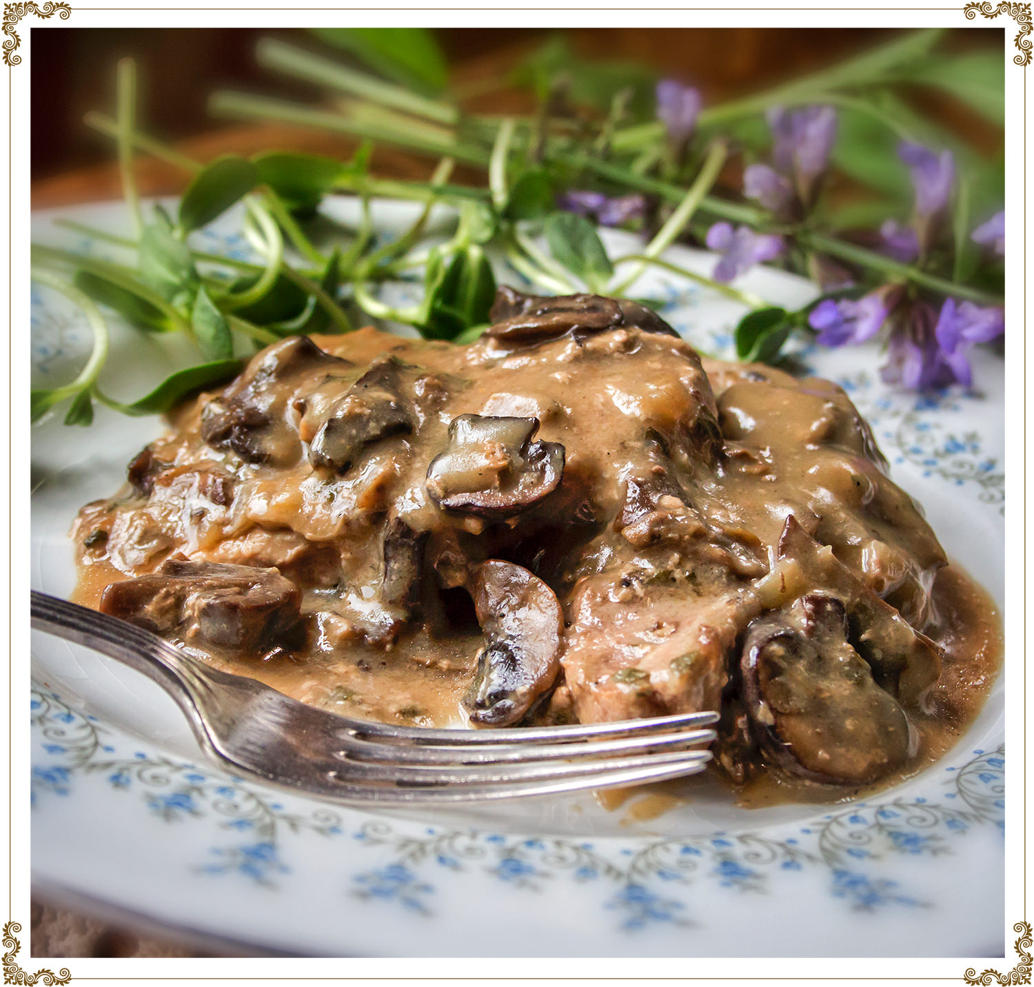 Recette de Porc forestier sans gluten et sans produits laitiers de Cuisine l'Angélique.
