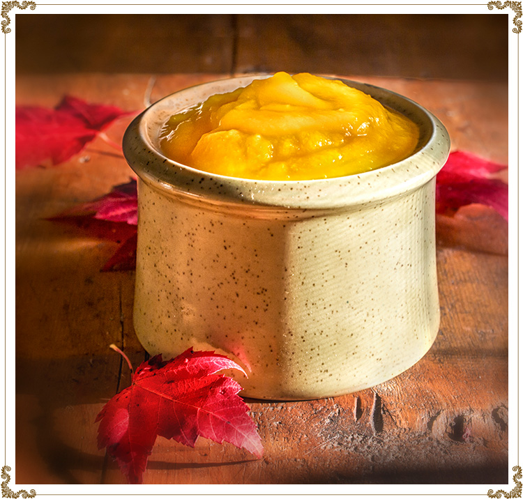Purée de citrouille sans gluten