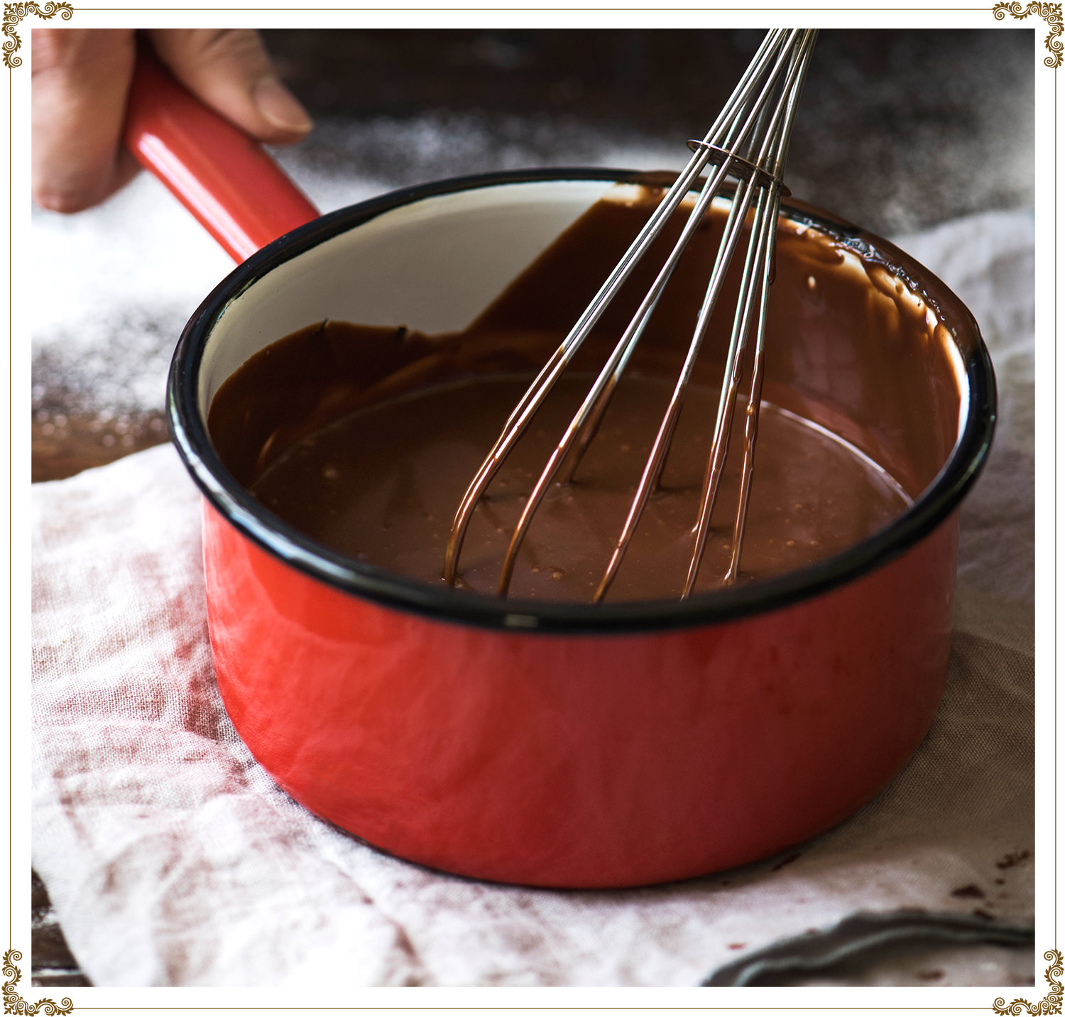 Recette de Sauce au chocolat sans gluten et sans produits laitiers de Cuisine l'Angélique.