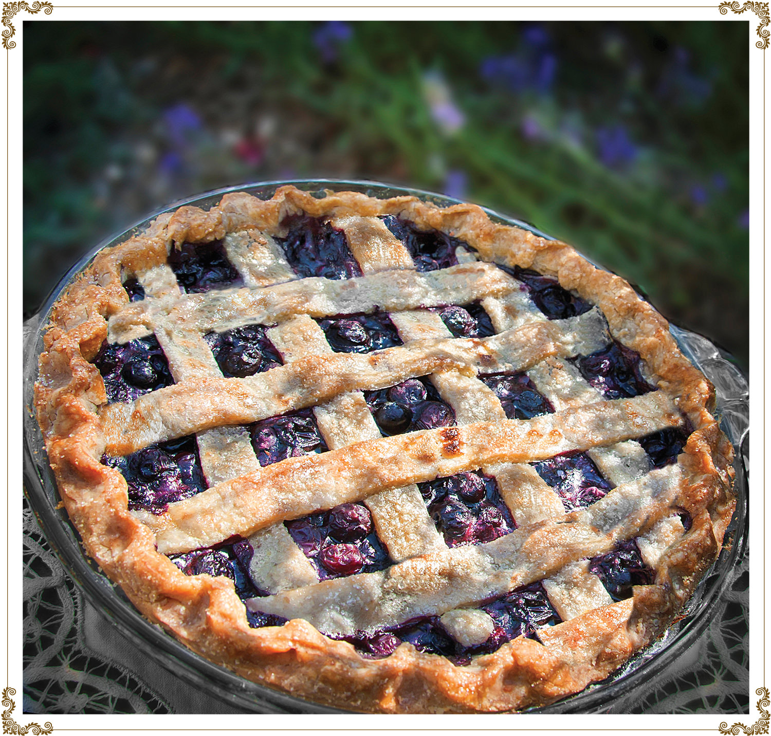 Recette de Tarte aux bleuets sans gluten et sans produits laitiers de Cuisine l'Angélique.