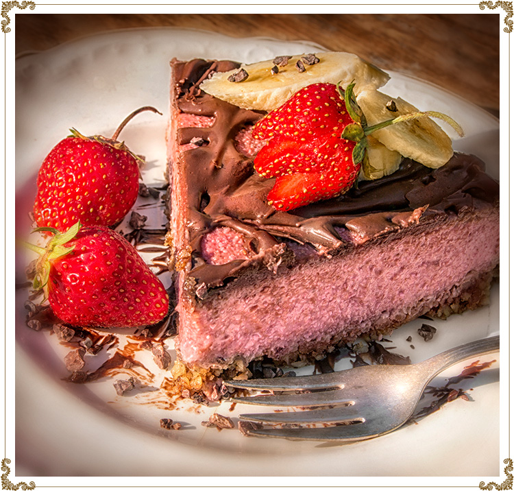 Recette de tarte froide aux fraises et aux bananes sans gluten