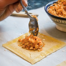 egg-roll sans-gluten - Étape D