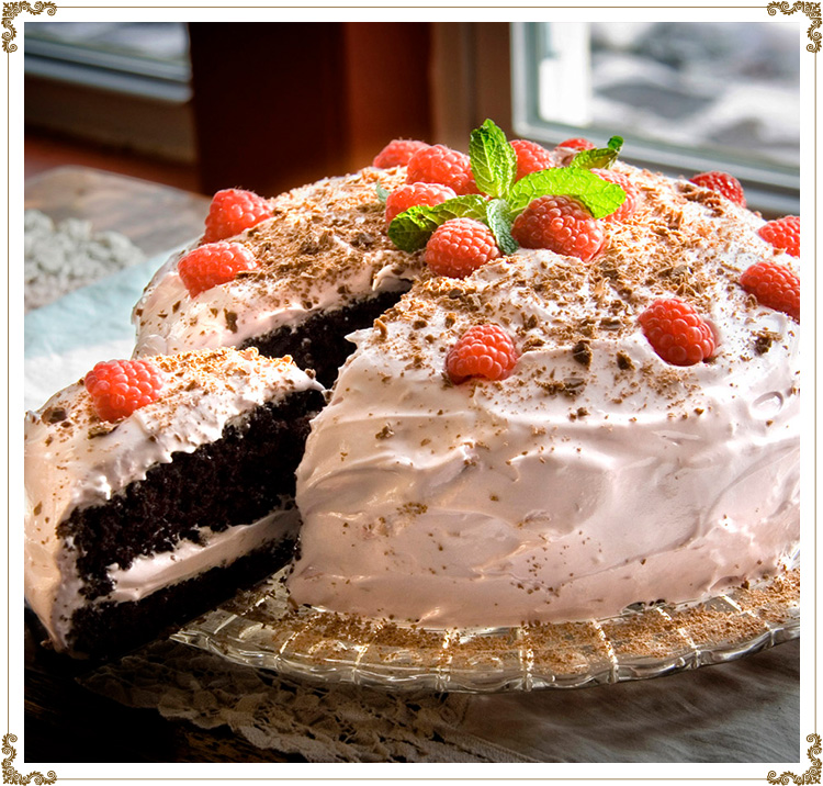 Divine chocolate cake mix Gluten-free product from Cuisine l'Angélique
