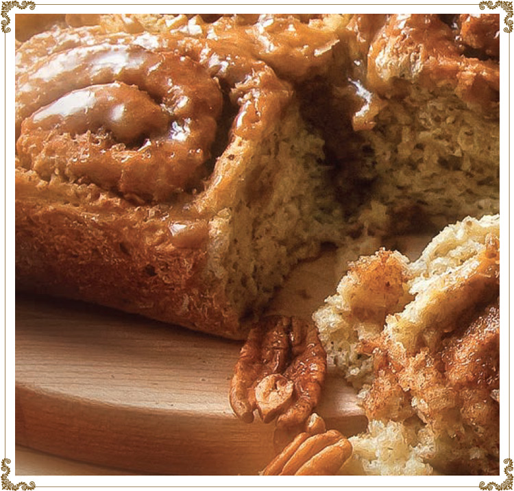 Photo des brioches pacanes et cannelle sans gluten
