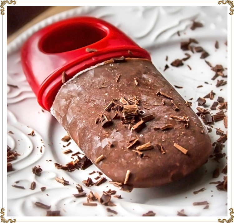Recipe Homemade Frozen Fudgesicles
Gluten-free, dairy-free (casein-free), hypotoxic and vegan  
By: Cuisine l'Angélique
