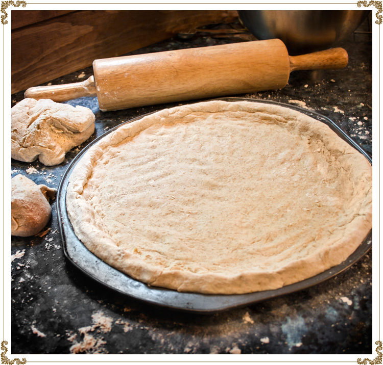 Homemade Pizza Dough
Gluten-free, dairy-free 
