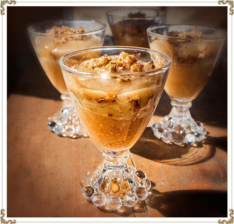 Recipe Angèle’s Maple and Apple Jars
Gluten-free, dairy-free (casein-free), hypotoxic and vegan 
By: Cuisine l'Angélique
