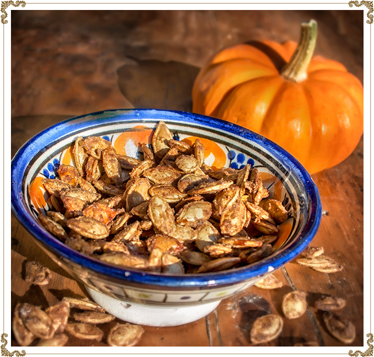 Recipe Spiced Pumpkin Seeds with Maple
Gluten-free, dairy-free (casein-free), hypotoxic and vegan 
By: Cuisine l'Angélique
