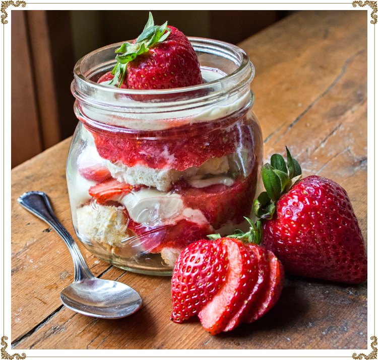 Strawberry Shortcake in a Jar Gluten-free, dairy-free recipe (casein-free)