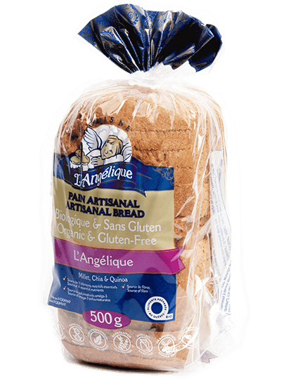 Gluten-free L'Angélique white sliced bread