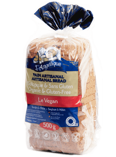 Gluten-free Le Vegan sliced bread