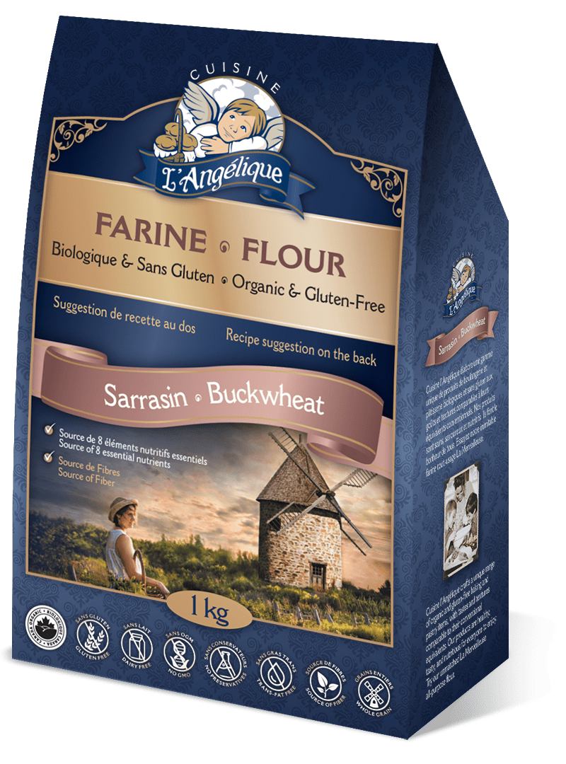 Buckwheat flour, organic and gluten-free