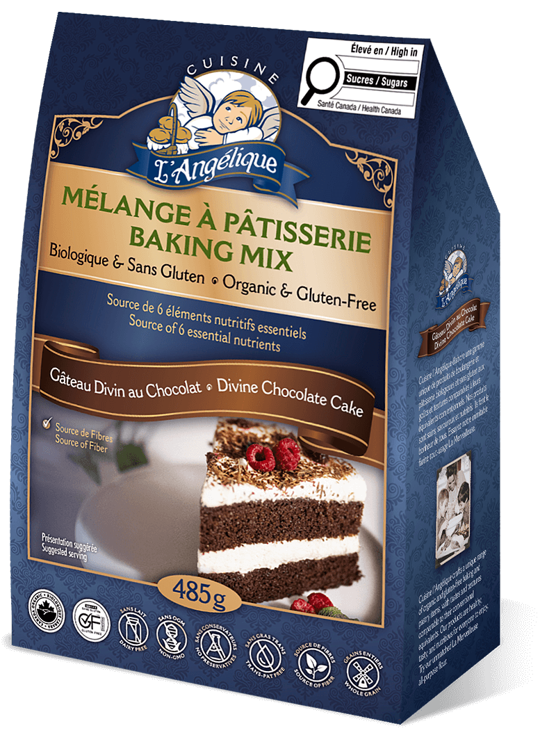 Divine Chocolate Cake mix. Organic, gluten-free and dairy-free