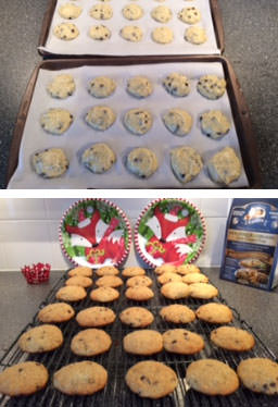 Photo de biscuits sans gluten. Recette réalisée par une cliente.